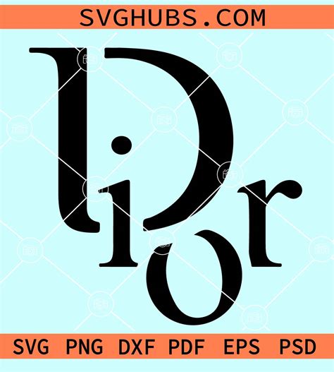 dior logo free svg